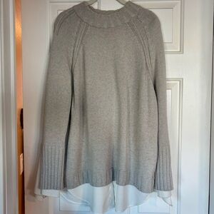 Brochu Walker Gray Layered Sweater